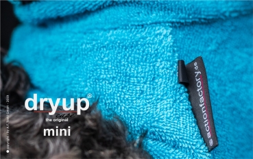 DryUp Cape Hundebademantel Mini Cyan