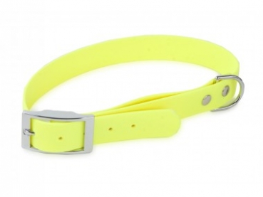 Biothane Halsband 25 mm Neon Gelb