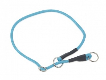 Zugstopp-Halsband 8 mm Aquamarin