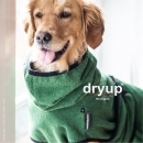 DryUp Cape Hundebademantel Dark Green