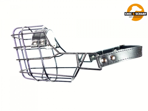 SF Drahtmaulkorb schwarz Akita Inu Rüde