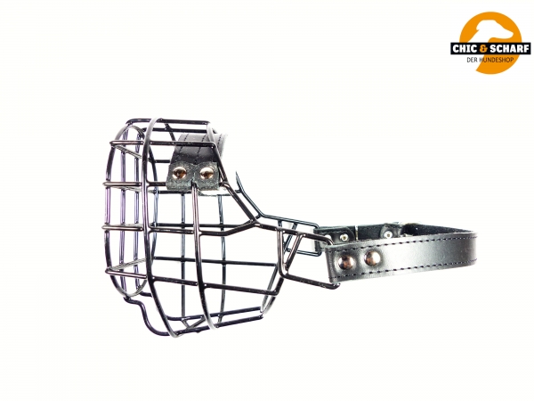 SF Drahtmaulkorb schwarz Mittelschnauzer Rüde
