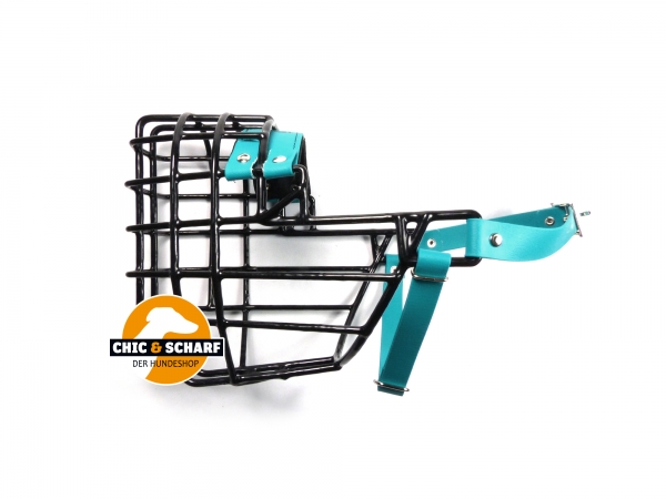 CHOPO schwarz Schäferhund Mittel Biothane grün