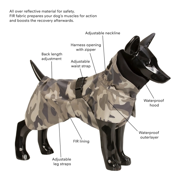 Recovery Regenmantel Camo - 20*