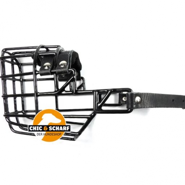 CHOPO Drahtmaulkorb schwarz Labrador/Dalmatiner Rüde