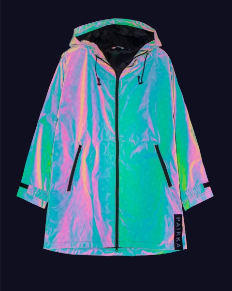 Human Visibility Regenmantel Woman Green Leo - XS
