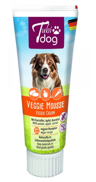 Tubidog Delikatess Veggie-Mousse in Tuben (75 g) Tubidog Delikatess Veggie-Mousse in Tuben (75 g)