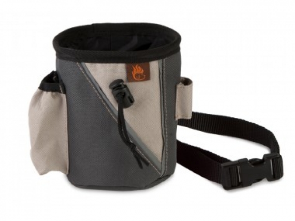 Leckerlitasche klein Grau/Beige