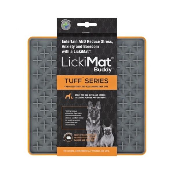 LickiMat® Tuff Buddy™ Orange