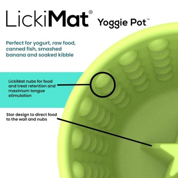 LickiMat® Yoggie Pot - Türkis