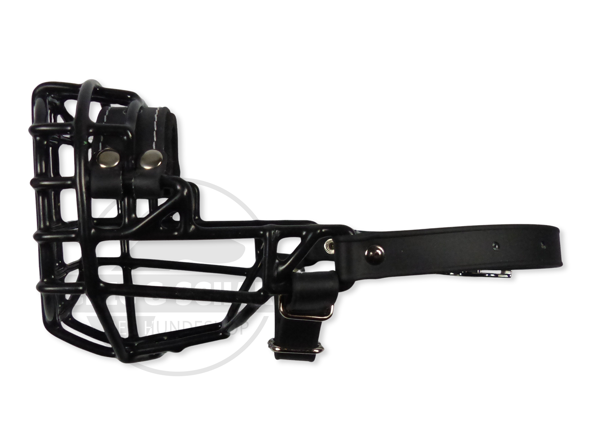 CHOPO schwarz American Cocker Rüde Biothane schwarz