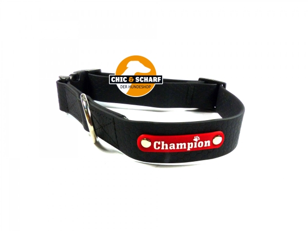 Halsband Hexagon Schwarz