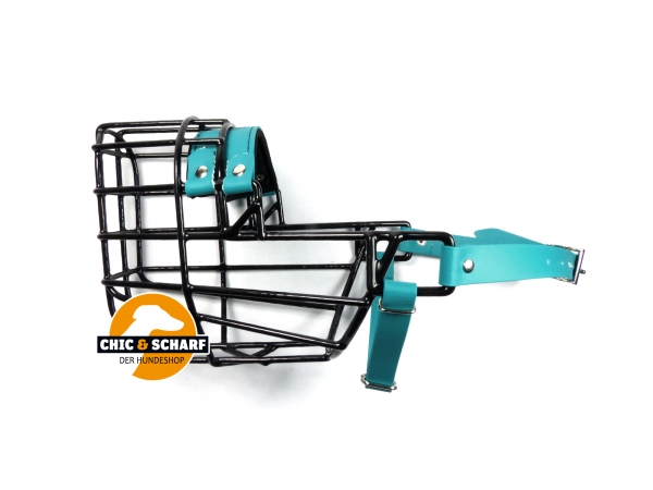 CHOPO schwarz Ridgeback Hündin Biothane grün