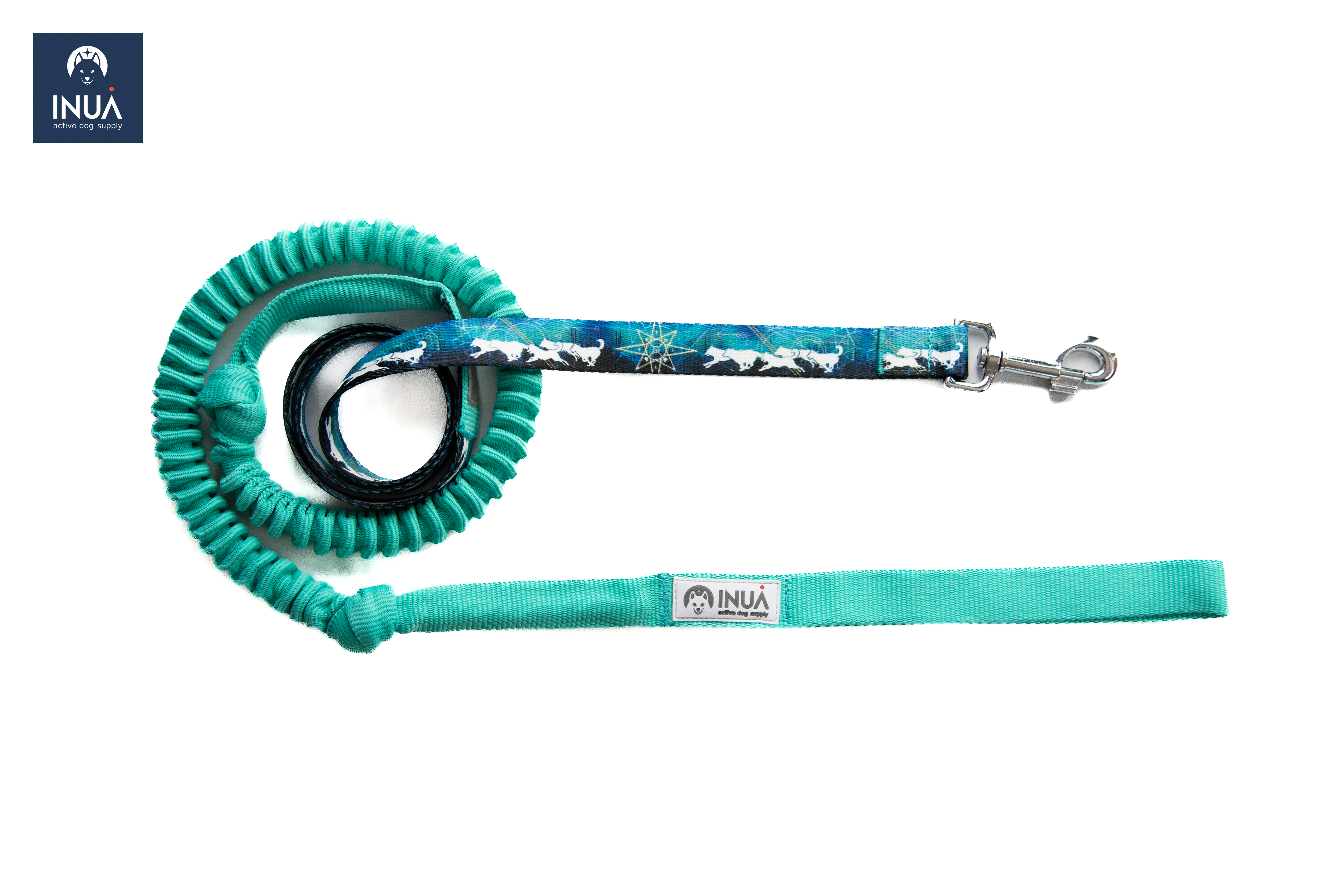 Bungee Leash 220 cm Northern Lights Mint