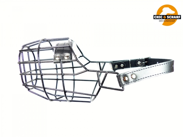 SF Drahtmaulkorb schwarz Bullterrier Rüde