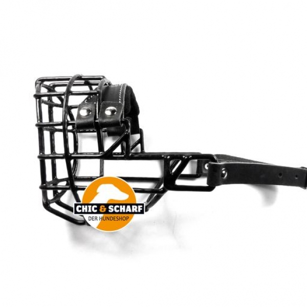 CHOPO Drahtmaulkorb schwarz Mittelschnauzer Rüde