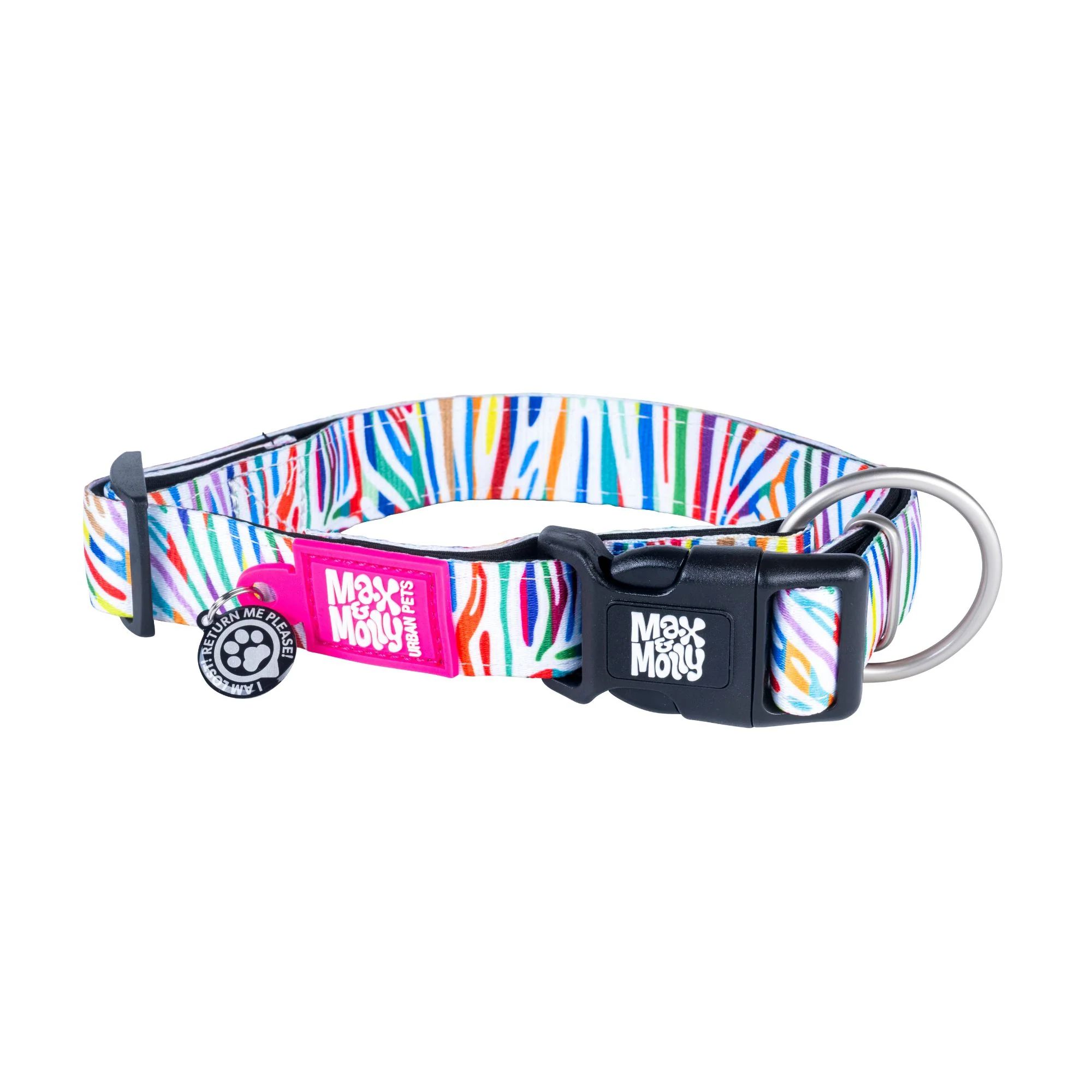 Max & Molly Smart ID Halsband Magic Zebra - XS