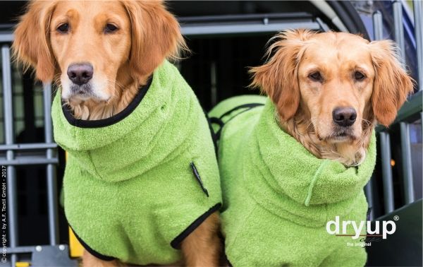 DryUp Cape Hundebademantel Kiwi