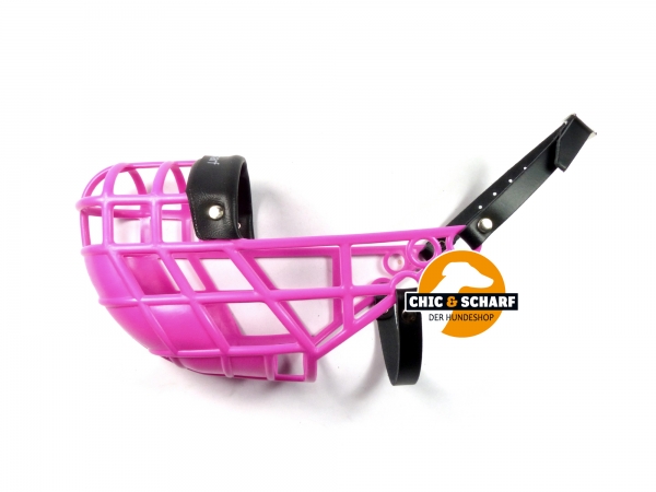 Windhundmaulkorb Ultraflex Pink