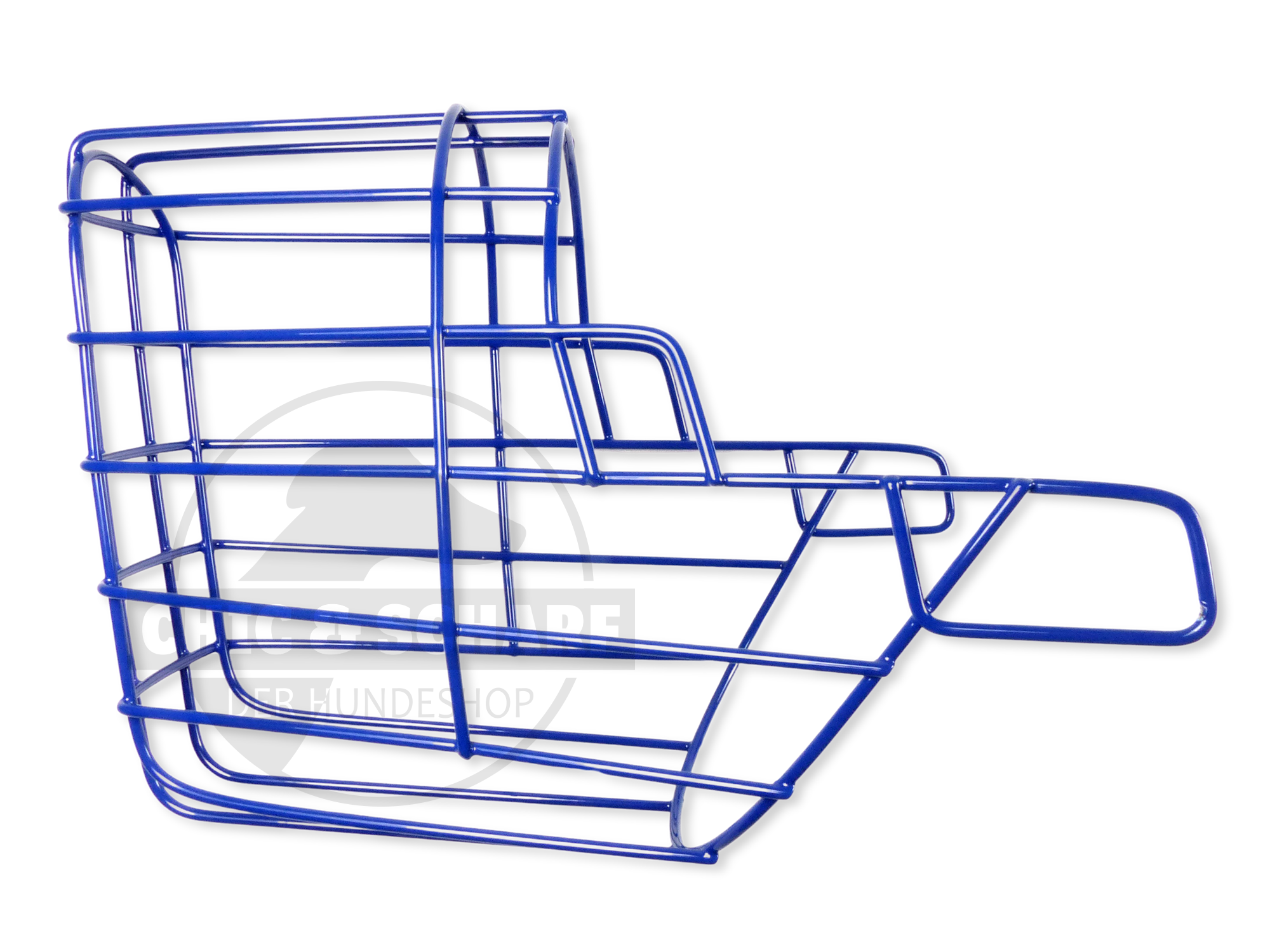 C&S Drahtmaulkorb Tuula pulverbeschichtet Ultramarinblau Rohling