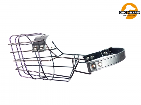 SF Drahtmaulkorb schwarz Dalmatiner Rüde