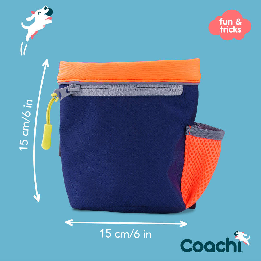 Coachi Trainings- & Leckerlitasche Navy Coral