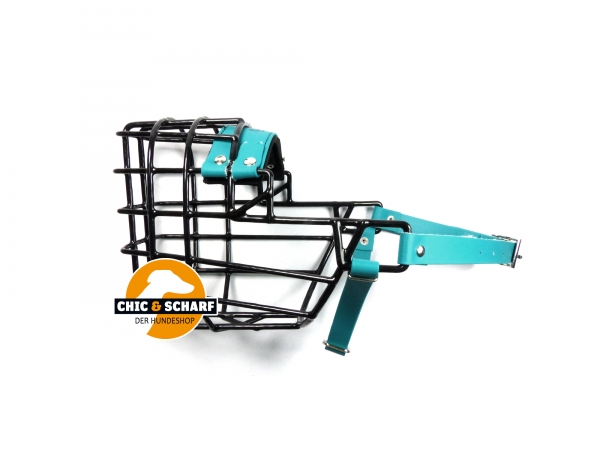 CHOPO schwarz Schäferhündin Biothane grün