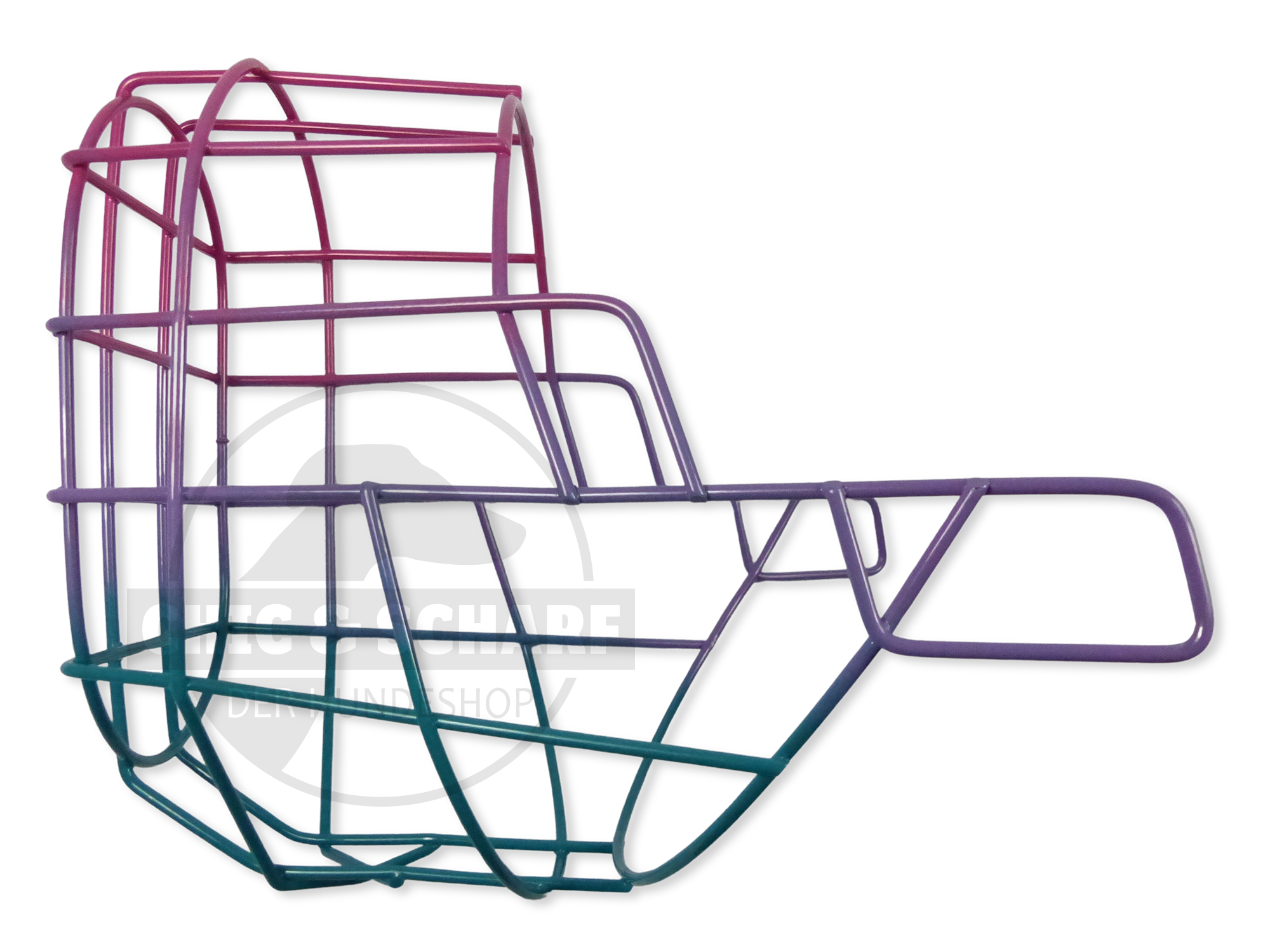 C&S Drahtmaulkorb Hobi pulverbeschichtet Multicolor Rohling