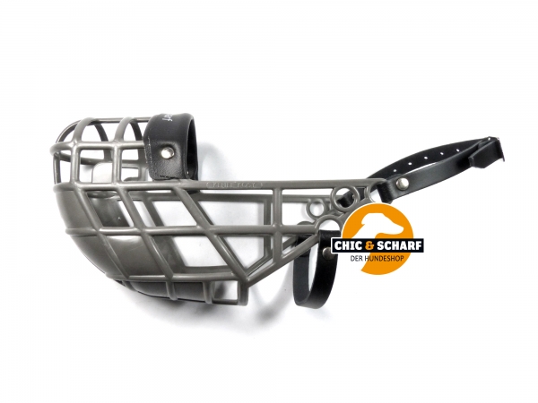 Windhundmaulkorb Ultraflex Grau