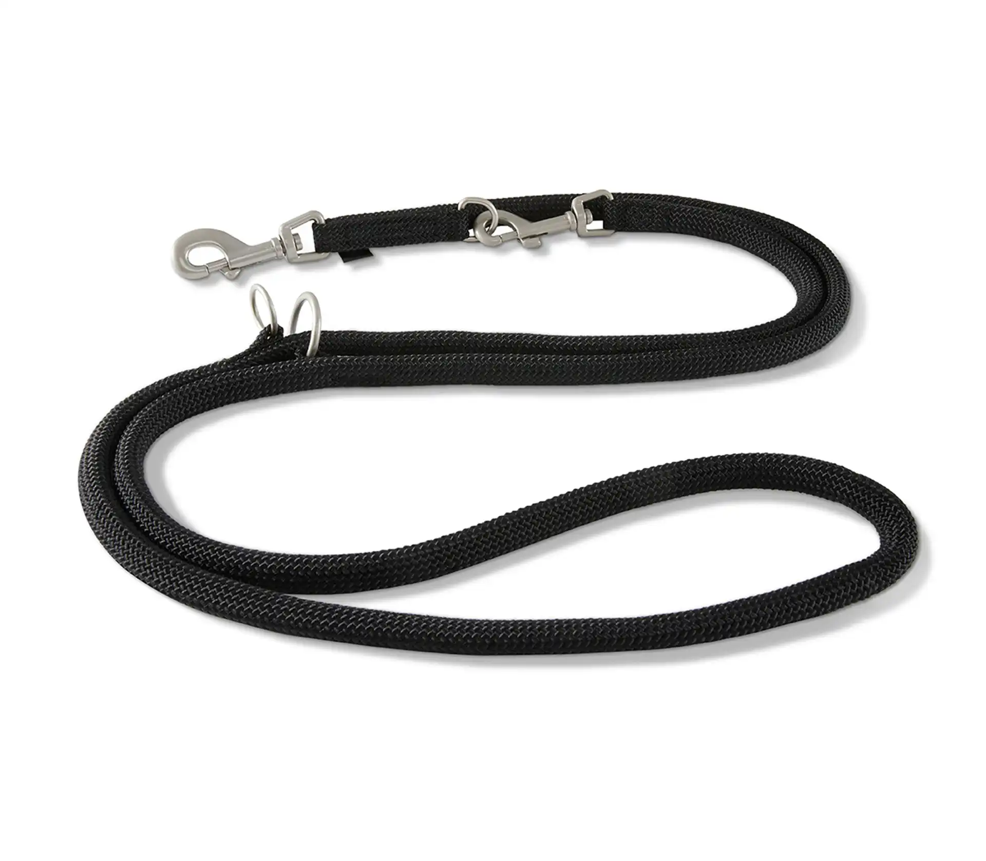 Führleine K2 extra lang Schwarz 1.3cm