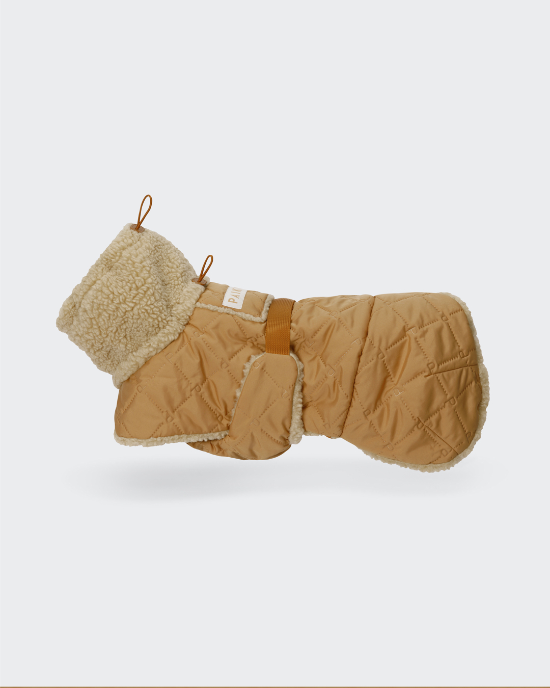 Sherpa Hunde Steppjacke Camel - 25
