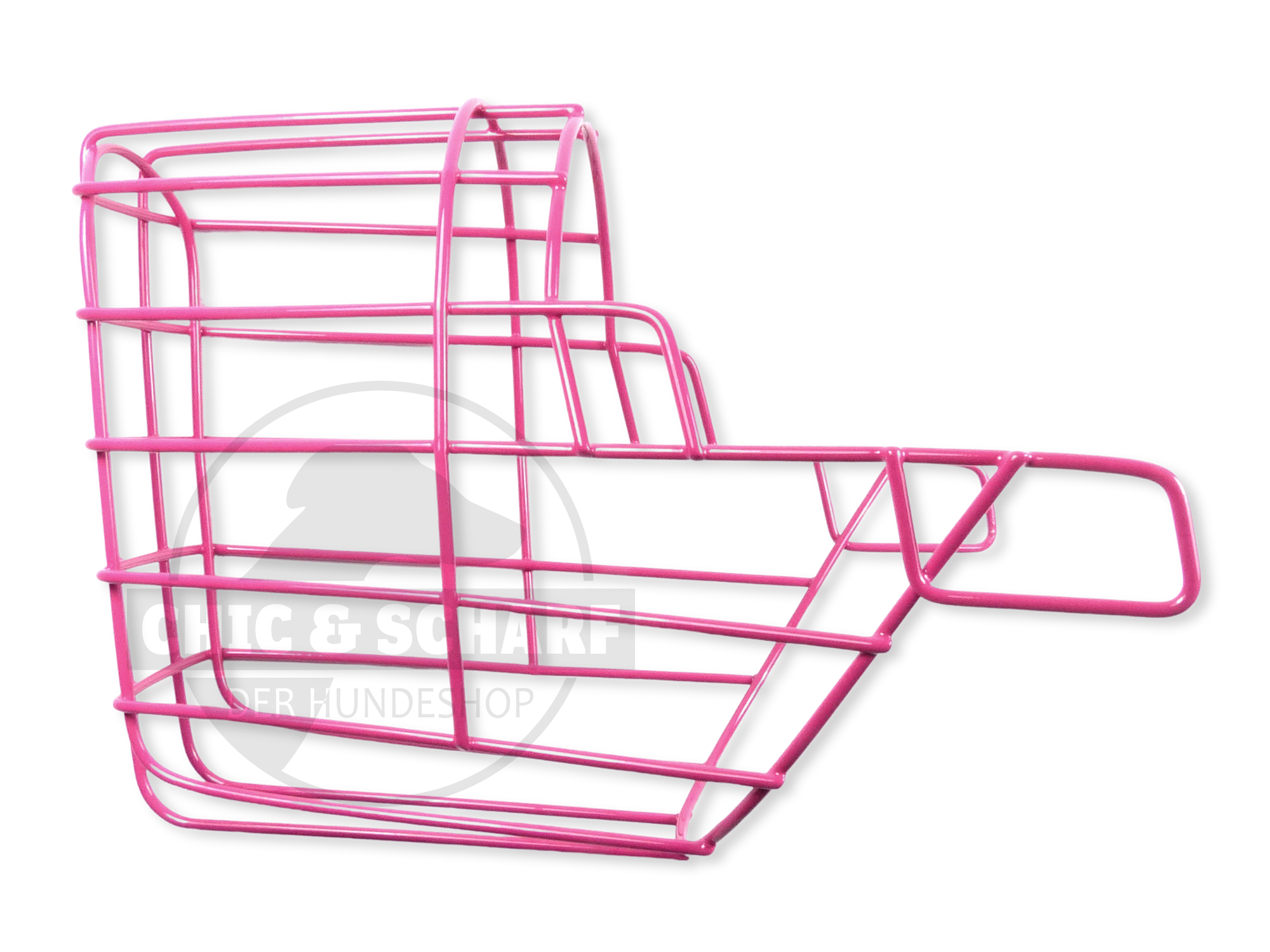 C&S Drahtmaulkorb Tuula pulverbeschichtet Pink Rohling