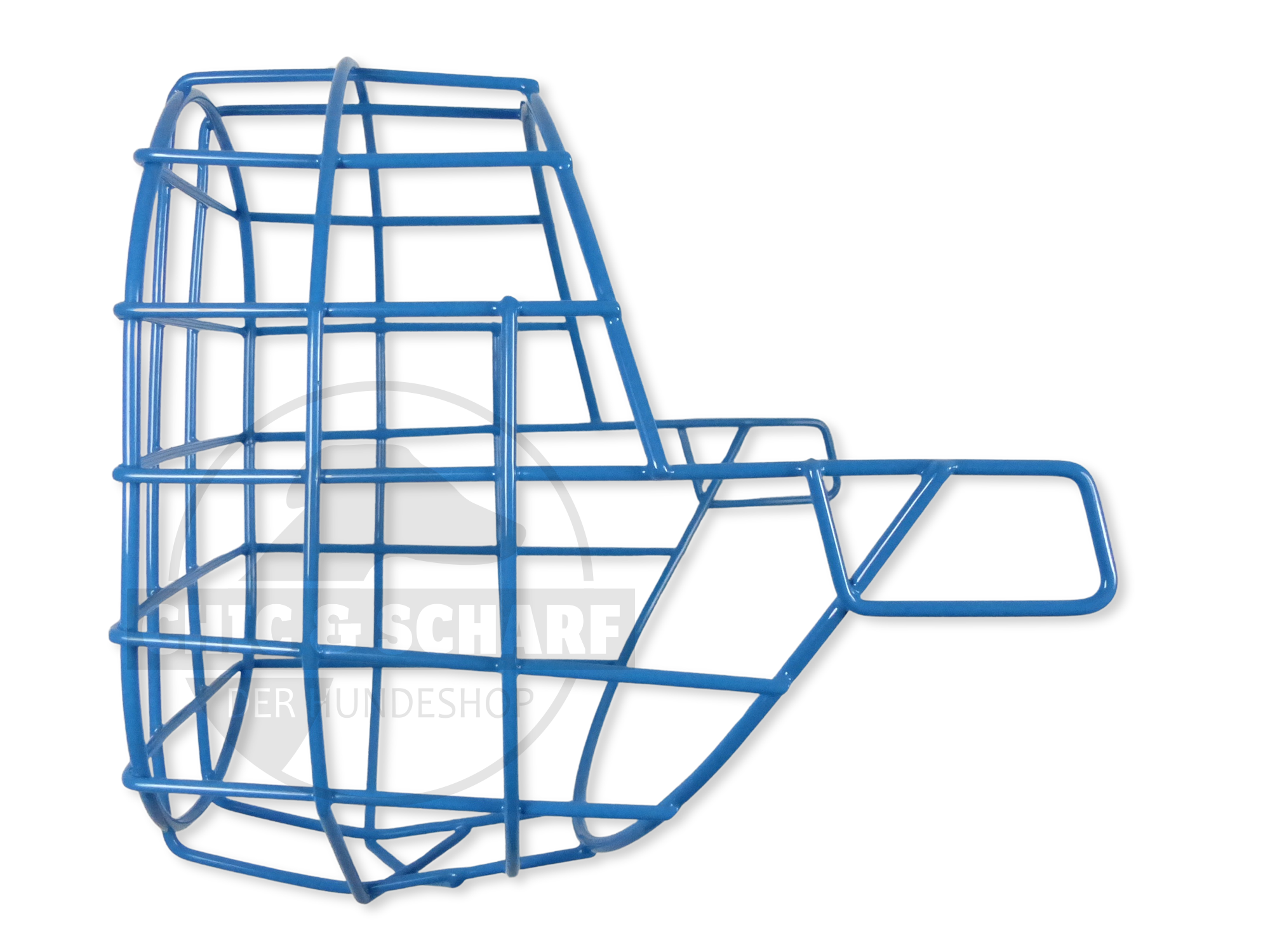 C&S Drahtmaulkorb Bo pulverbeschichtet Himmelblau Rohling