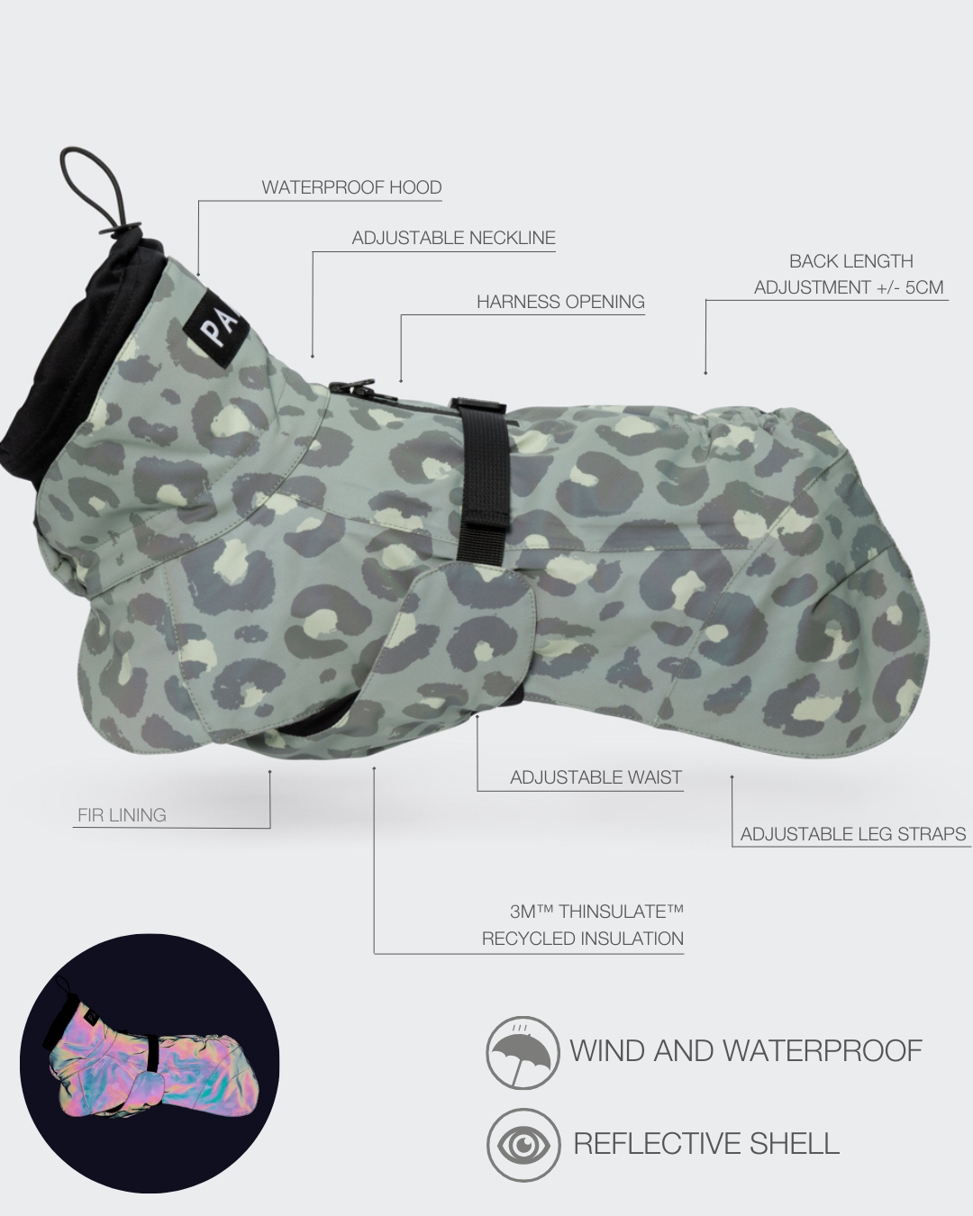 Visibility Winterjacke Green Leo - 20