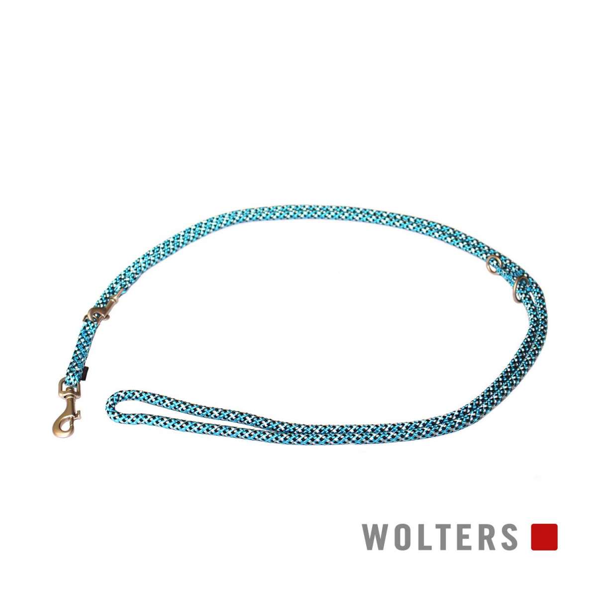 Führleine Everest 1.3cm Aqua/Schwarz