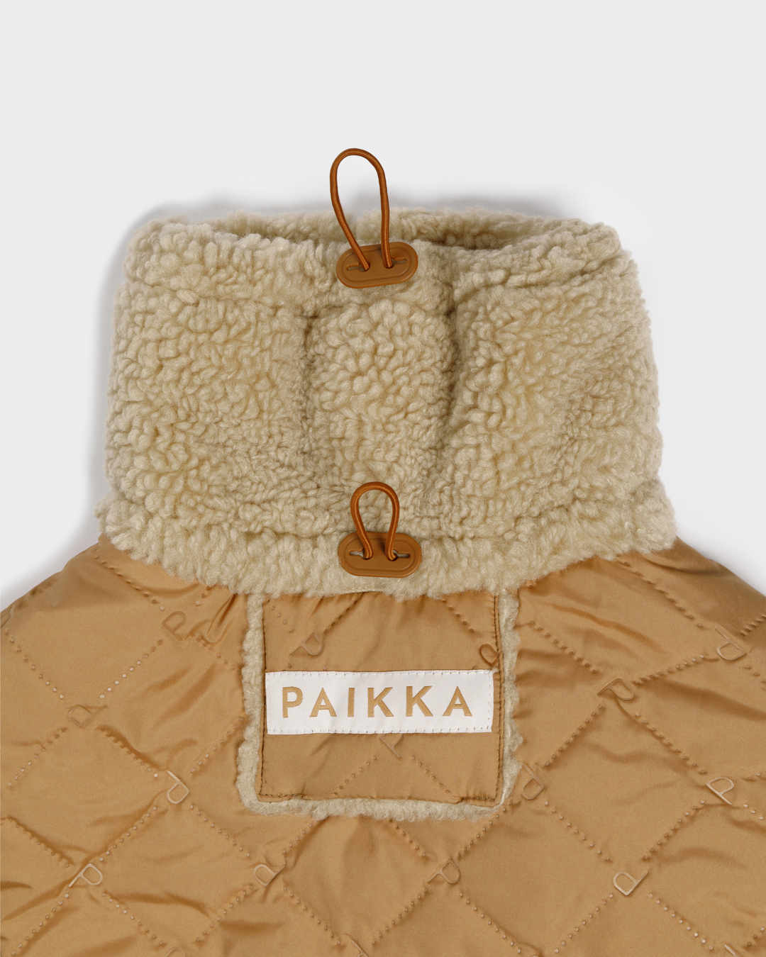 Sherpa Hunde Steppjacke Camel - 25