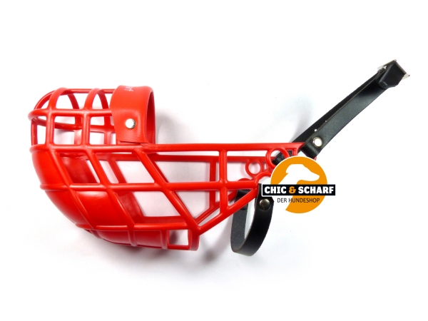 Windhundmaulkorb Ultraflex Rot