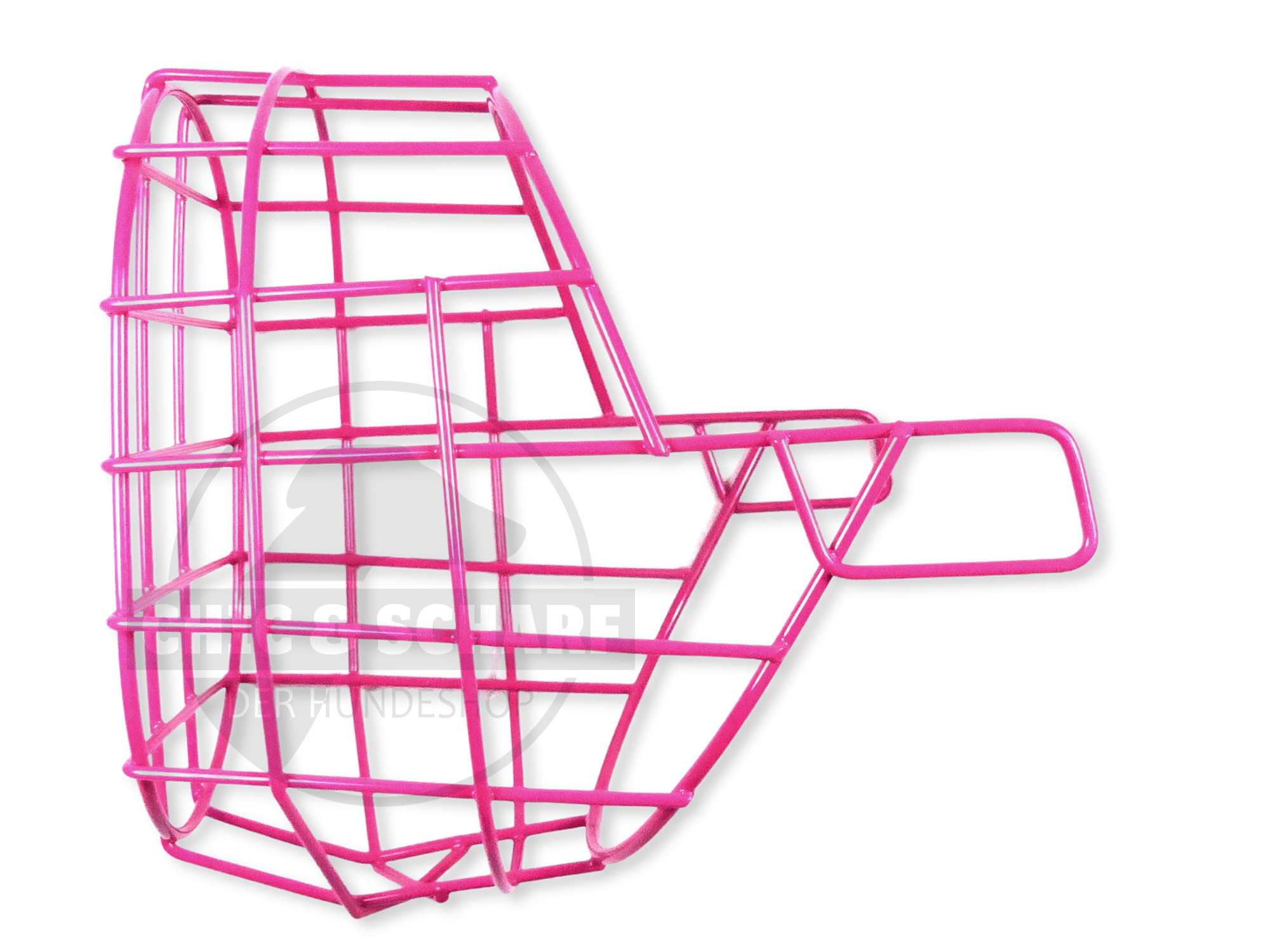 C&S Drahtmaulkorb Bo pulverbeschichtet Pink Rohling