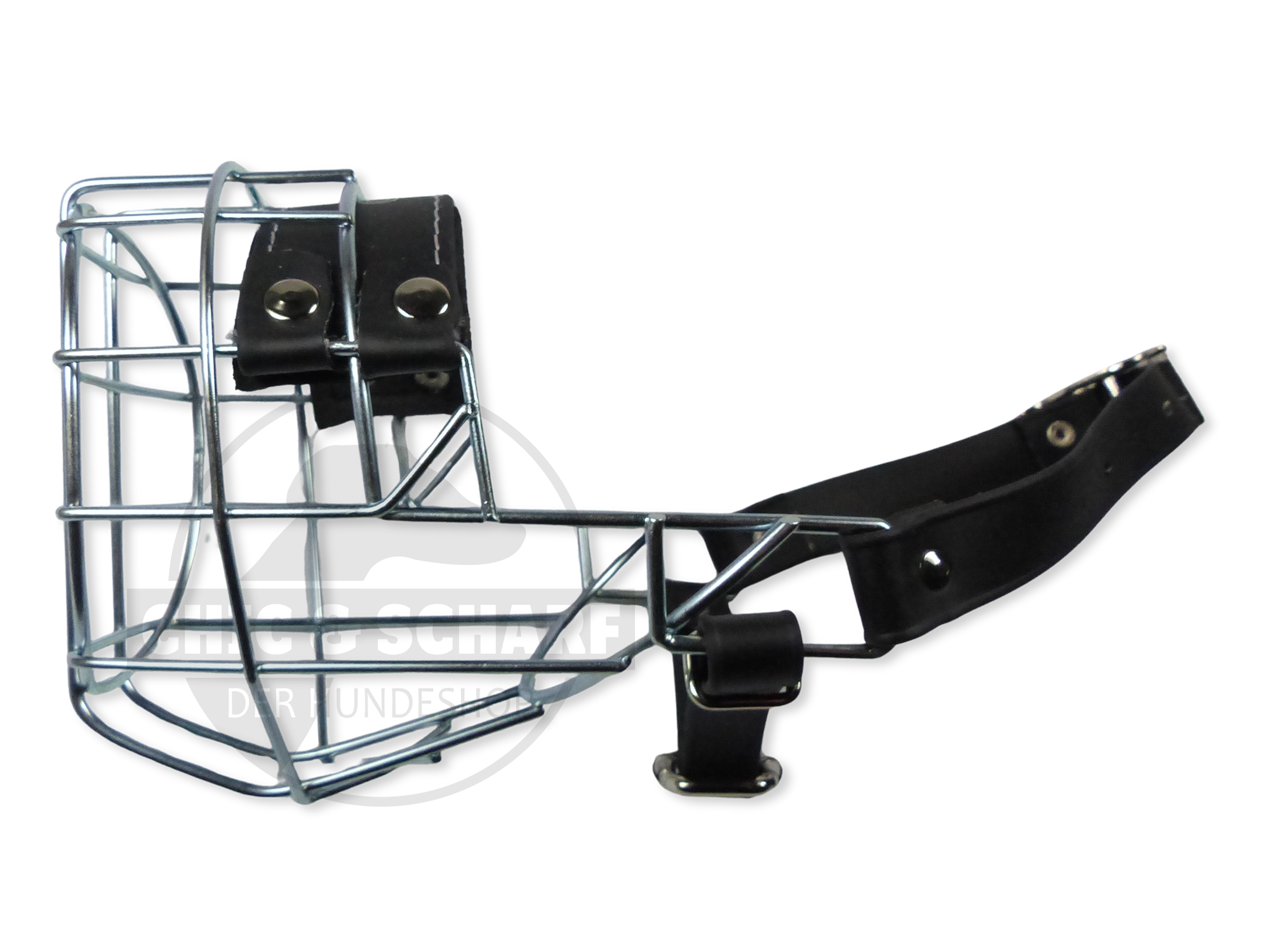 CHOPO Mittelschnauzer Hündin Biothane schwarz