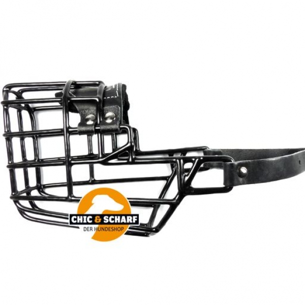 CHOPO Drahtmaulkorb schwarz Dobermann Hündin