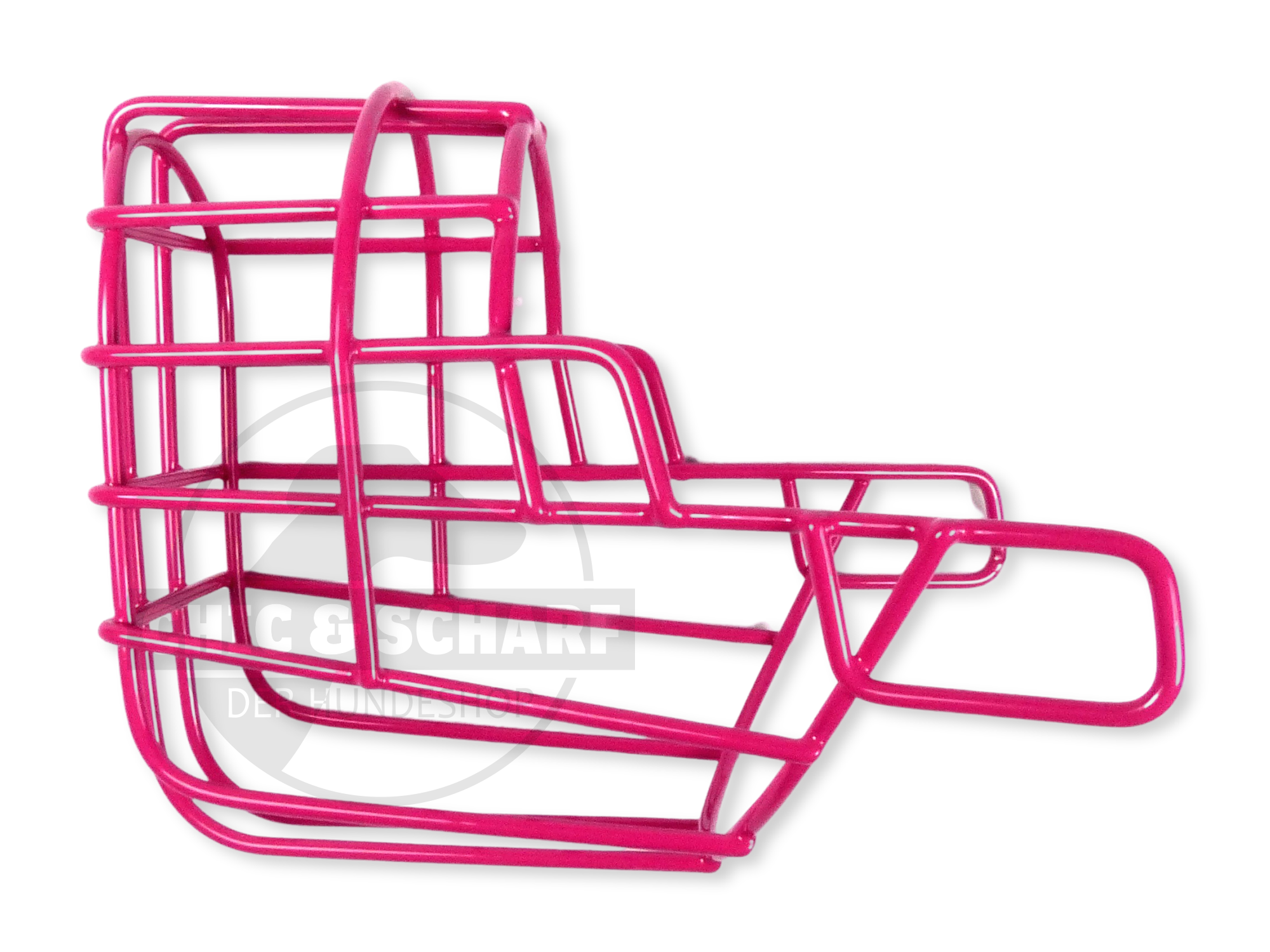 C&S Drahtmaulkorb Jack pulverbeschichtet Pink Rohling