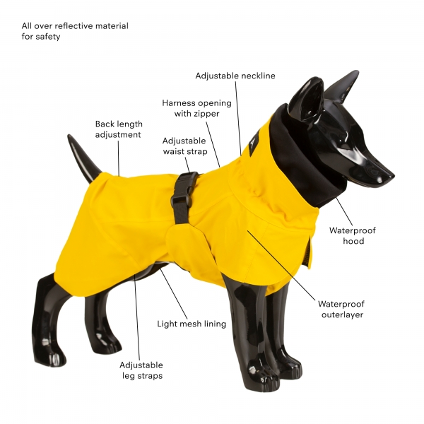 Visibility Regenmantel Lite Yellow - 20