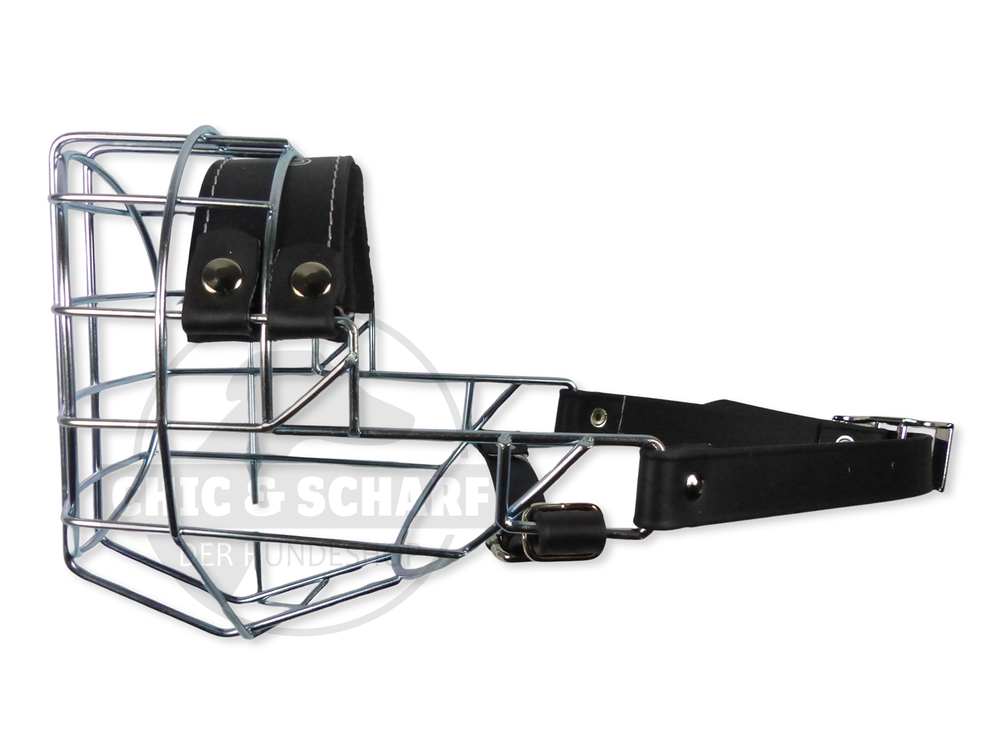 CHOPO Mittelschnauzer Rüde Biothane schwarz