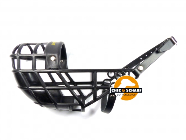 Windhundmaulkorb Ultraflex Schwarz
