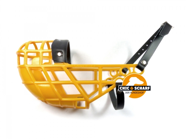 Windhundmaulkorb Ultraflex Sonnengelb