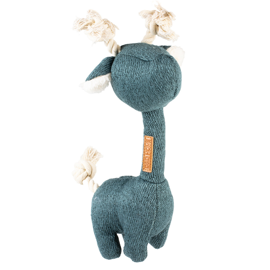 Giraffe George Cordstoff MINI Blau