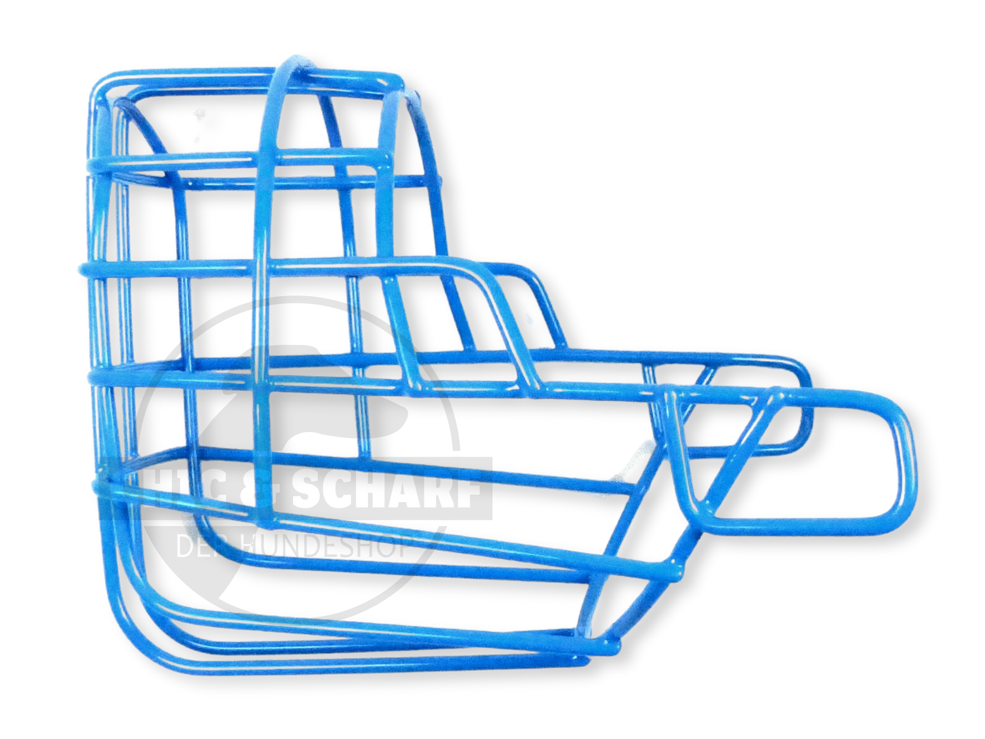 C&S Drahtmaulkorb Jack pulverbeschichtet Himmelblau Rohling