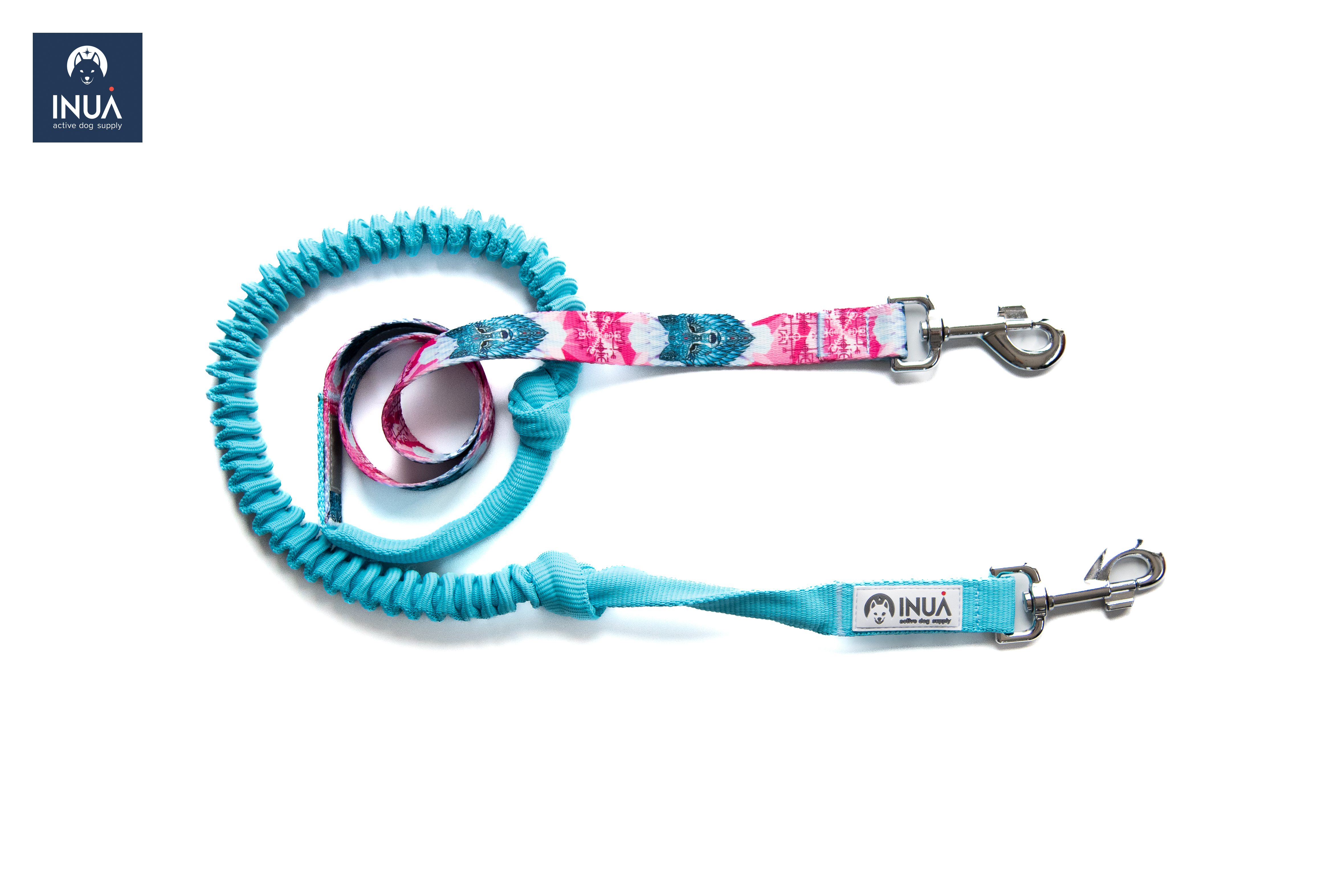 Bungee Leash 160 cm Crystal Wolf Aqua